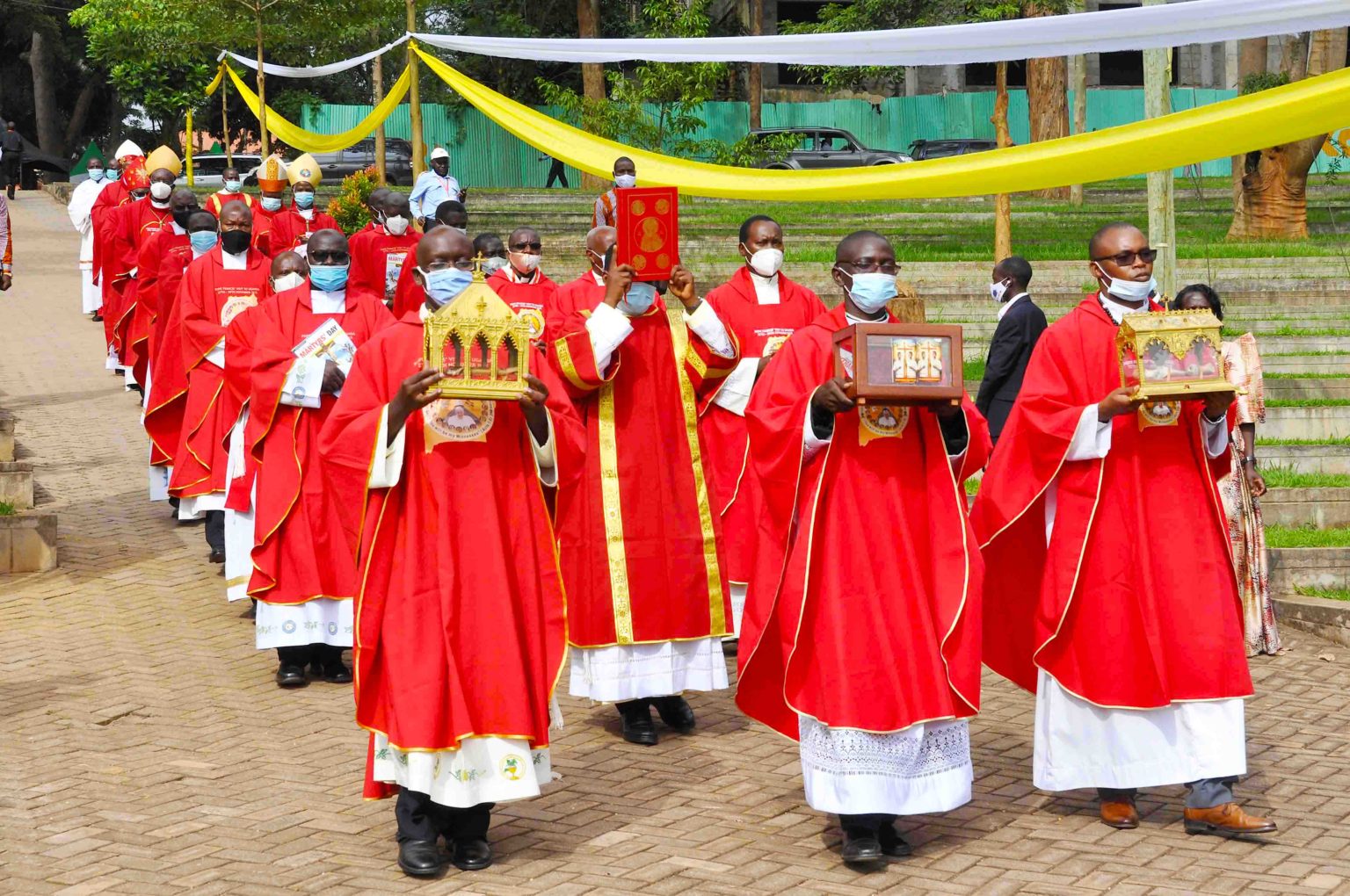 UGANDA Martyrs Celebration Held Under Strict Observance of Covid19