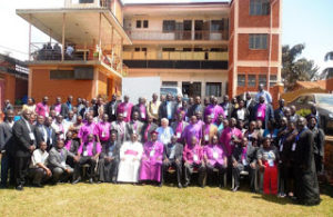 Group photo of the participants of the  Uganda Joint Christian Council  (UJCC)