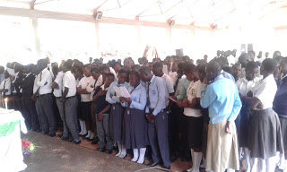 Group photo of Uganda Young Christian Students during a past event