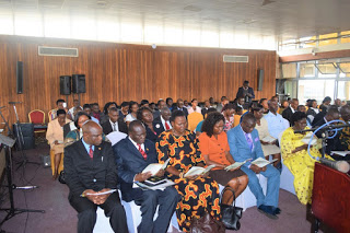 A section of the Catholic Members of Parliament and their staff during the Holy Mass