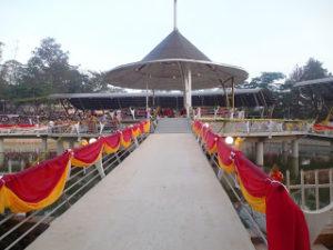 The view of the altar at Namugongo Catholic Shrine