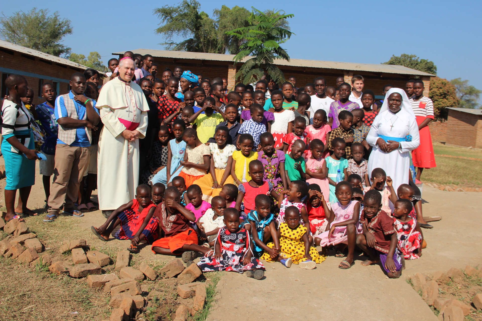 bishop Pates at Lusubiro orphanage-pix by Williams Mponda