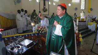 H.E. João Cardinal Bráz de Aviz, Prefect of the Congregation for Institute of Consecrated Life and Societies of Apostolic Life during the Eucharistic Celebrations to Commence the ACWECA 17th Plenary Assembly