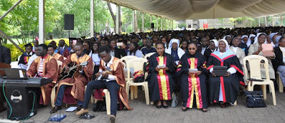 A section of the Congregation during the Thanksgiving Eucharistic Celebrations  in Honor of Graduating Students During the 36th Graduation Ceremony