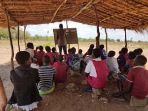 one of the classes at Namapiri primary school