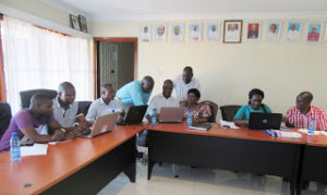 A section of the ICT Training Participants during the session