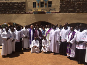 Group photo with a section of the seminarians and