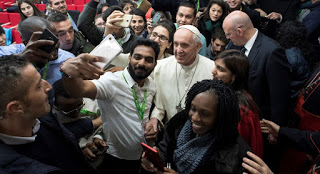 Participants of Pre-Synod Meeting takes with Pope Francis.  Photo courtesy of the internet