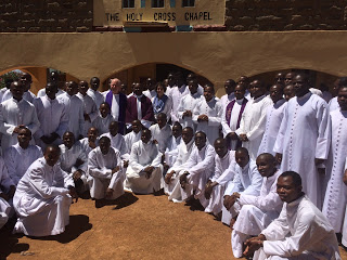 Seminarians from Christ the King Major Seminary-Nyeri  with Facilitators of Small Christian Community Training