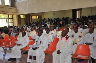 Members of CUEA Community attending Thursday Mass