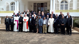  SECAM and Germany Bishops in group photo with the  Apostolic Nuncio to Madagascar, Most Rev Paulo Rocco  Gualtieri. 