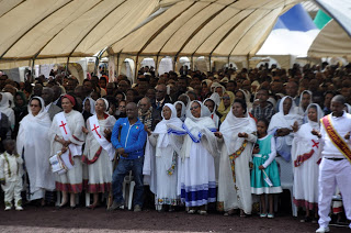 A section of the Congregation during AMECEA  19th Plenary Opening Mass