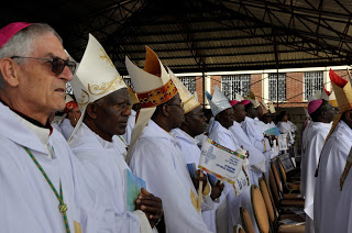 AMECEA Bishop participating in the Ethiopian Rite Mass