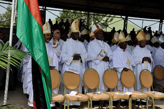 AMECEA Bishops during the Mass