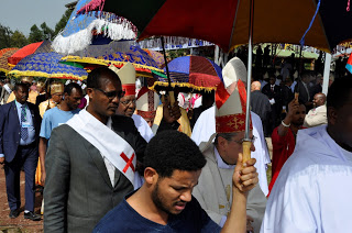 Procession at the beginning of the Mass