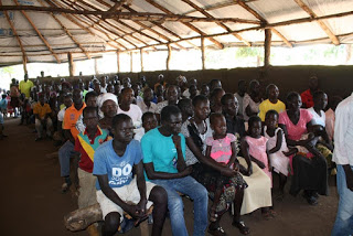 A section of parishioners at Don Bosco Chapel in Bidibidi