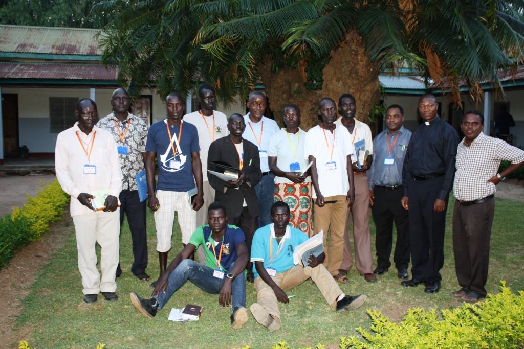 Participants from Adjumani Settlement with facilitators