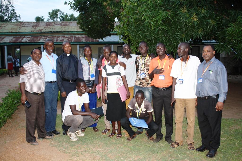 Participants from Palabek Settlement camp with facilitators