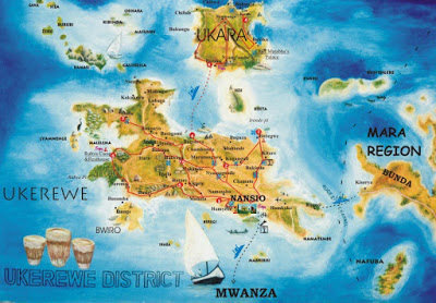 (Image courtesy) Map of Ukerewe District and Ukara Island