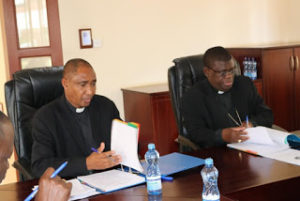 Rt. Rev. Charles Kasonde (Right) with AMECEA Secretary