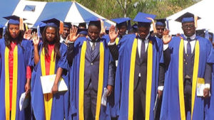 The graduating students