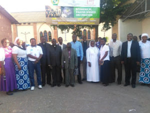 Participants of the Ecumenical Prayer Service for Creation