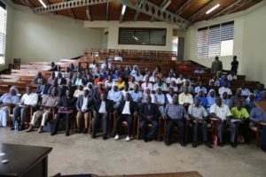 Participants pose for a group photo during the seminar1