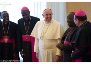SECAM Leaders with Pope Francis