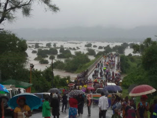 In Chikwawa people relocating to uplands in search of shelter