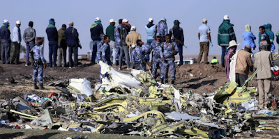 The site of the plane crash