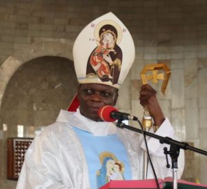 Bishop Muhatia During World Comm Day Celebrations in Nakuru