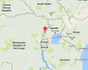 Location of Kasese District where Ebola Virus was