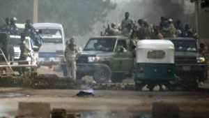 Military keeping vigilant in Streets of Khartoum (Image Courtesy