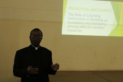 Prof. Peter Gichure from Catholic University of Eastern  Africa facilitating during the workshop