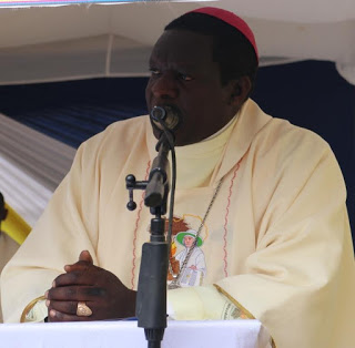 Rt. Rev. Joseph Obanyi, Bishop Chairman KCCB Social Communications Commission and Bishop of Kakamega Diocese-Kenya