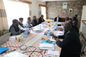 Apostolic Nuncio Addressing Secretaries General from AMECEA Countries
