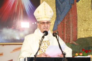 His Excellency Reverend Gianfranco Gallone addressing the Church in Malawi