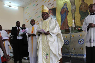 Most Rev. Tarcisius Gervazio Ziyaye, Archbishop of  Lilongwe Presenting the Mission Month Message