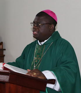 Rt. Rev. Charles Kasonde, Chairman of AMECEA  Leading Participants of the Workshop in  Eucharistic Celebrations