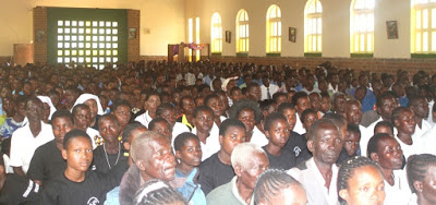 Parishioners at Neno Catholic Parish in Blantyre