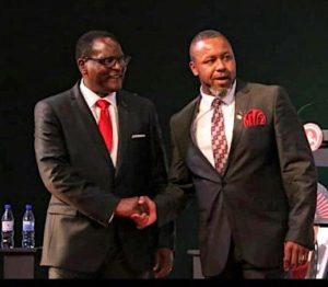 Opposition leaders Dr Lazarus Chakwera and Dr Saulos Chilima