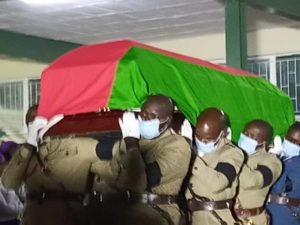 Arrival of the remains of the late Archbishop Ziyaye