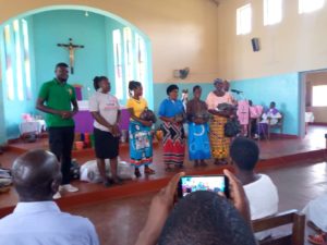 Elderly at St Paul’s Mwanza parish, Malawi