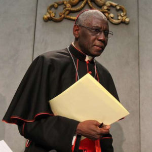 Prefect of the Congregation for Divine Worship and the Discipline of the Sacraments Robert Cardinal Sarah