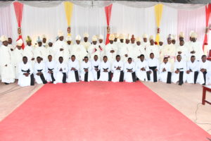 Seminarians with the Bishops