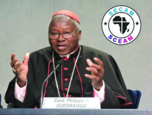 SECAM President Philippe Nakellentuba Cardinal Ouédraogo