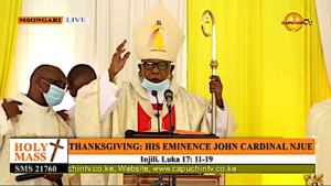 His Eminence John Cardinal Njue, Archbishop Emeritus of Nairobi Archdiocese