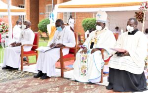His Grace Archbishop Cyprian Kizito Lwanga presiding the bicentennial function, Credit Uganda