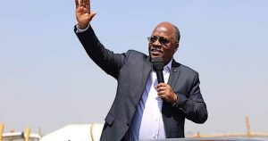The late President of the United Republic of Tanzania John Pombe Magufuli