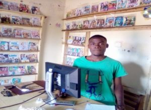 Brian in his Video Library in bid for new life